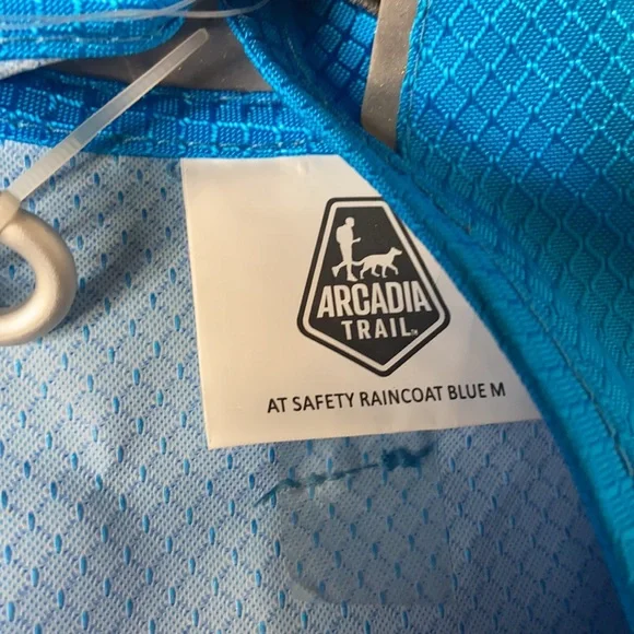 Arcadia Trail dog raincoat blue and grey high visibility - Picture 13 of 15